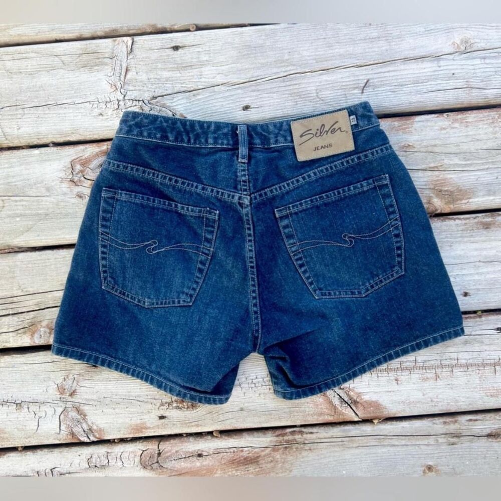 Silver-jeans-co Women's Blue and Navy Shorts